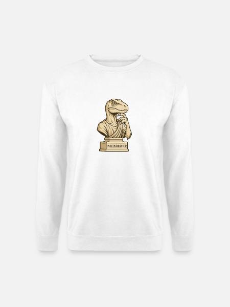 Philosoraptor - Unisex Pullover - Weiß