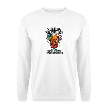 Cocktail disaster - Unisex Sweatshirt - white - Front