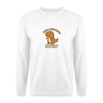 Social Distancing Expert Dino - Unisex Sweatshirt - white - Front