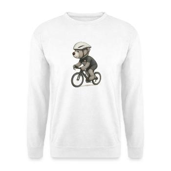 Lord Petzi Zeitfahrrad - Unisex Pullover - Weiß - Vorne