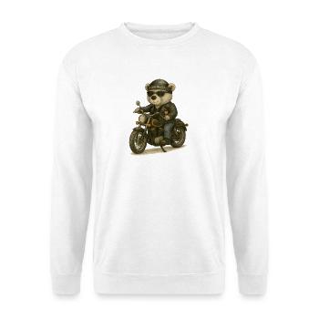 Lord Petzi Chopperfahrer - Unisex Pullover - Weiß - Vorne