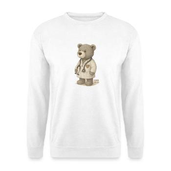 Lord Petzi Doktor - Unisex Pullover - Weiß - Vorne