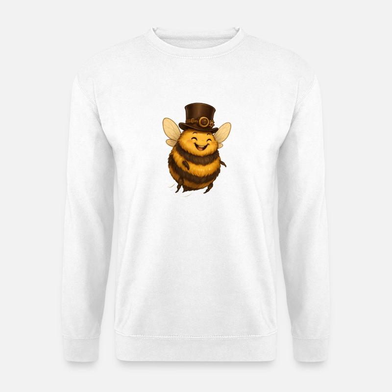 Bumblebee Stroll - Unisex Sweatshirt - white