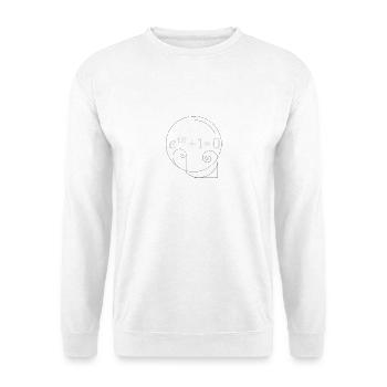 Euler's Beauty – The most beautiful formula - Unisex Sweatshirt - white - Front