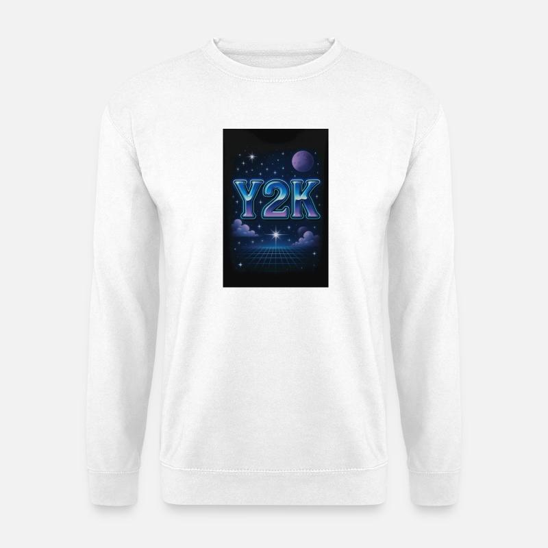 Y2K 2000er Trend - Unisex Pullover - Weiß