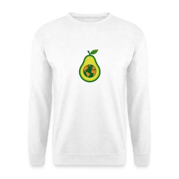 Avocado Love – Healthy & Happy - Unisex Sweatshirt - white - Front