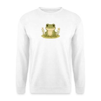 Forêt nordique - Grenouille - Sweat-shirt Unisexe - blanc - Devant