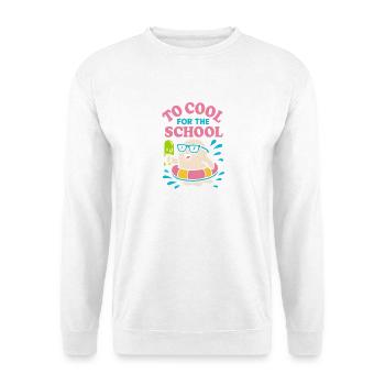 To Cool for the School – Eisgeist Shirt Kids - Unisex Pullover - Weiß - Vorne