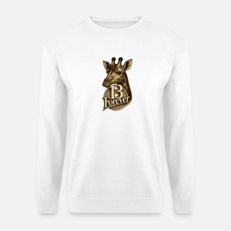 13Giraffe - Unisex Sweatshirt - white