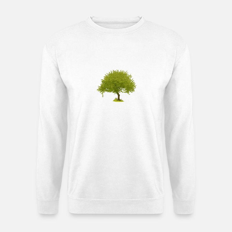 Grüner Sommerbaum - Unisex Pullover - Weiß
