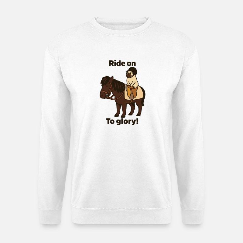 Fahren Sie weiter zum Ruhm - Unisex Pullover - Weiß