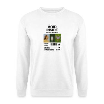 Inner Void: Collage Light Flower - Unisex Sweatshirt - white - Front