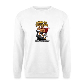 Workout King of the Climb - Unisex Sweatshirt - white - Front