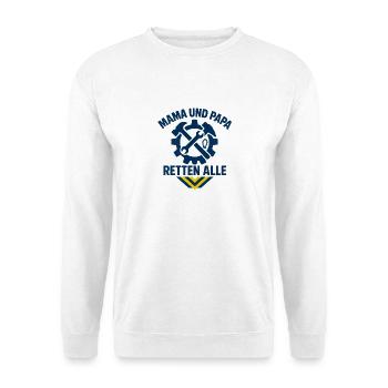 Mother Father Rescue Team Design - Unisex Sweatshirt - white - Front