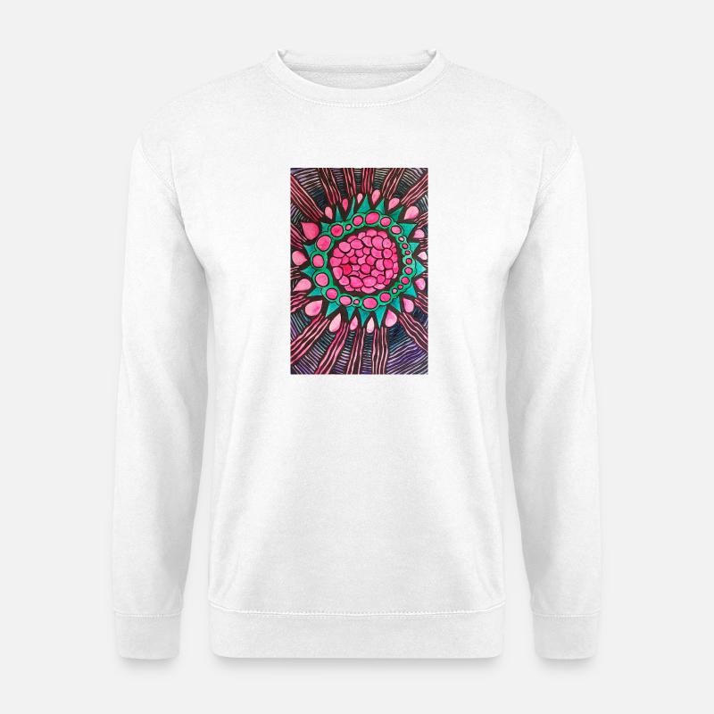 Himbeere - Unisex Pullover - Weiß