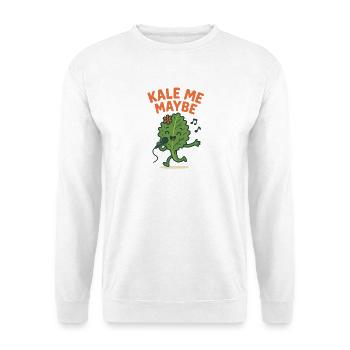 Chauve ludique avec musique et microphone - Sweat-shirt Unisexe - blanc - Devant