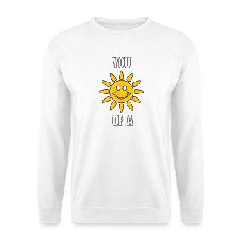 assoziale sonne - Unisex Pullover - Weiß - Vorne