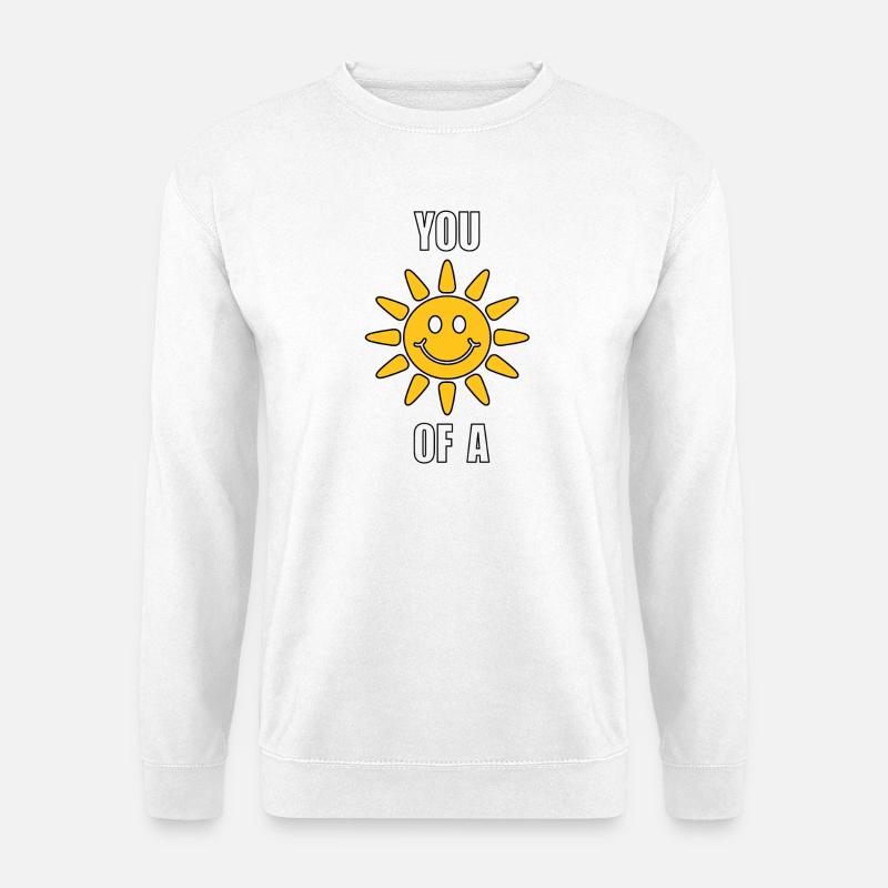 assoziale sonne - Unisex Pullover - Weiß