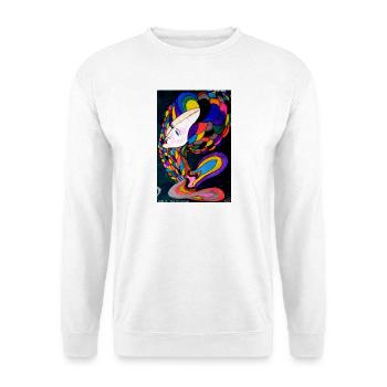 Brightly Colored Mystical Portrait - Unisex Sweatshirt - white - Front