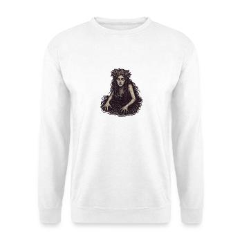 Mystic Water Nymph Illustration - Unisex Sweatshirt - white - Front