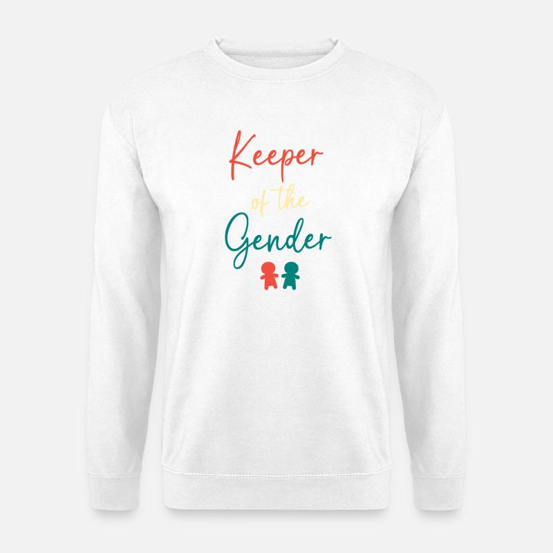 Werdende Mutter Weihnachten Gender Reveal - Unisex Pullover - Weiß