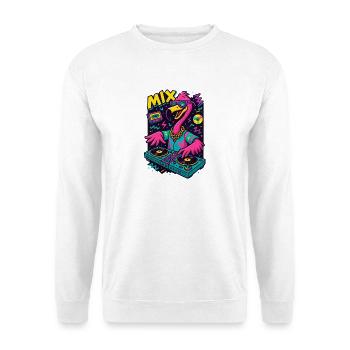 Neon Flamingo - Unisex Sweatshirt - white - Front