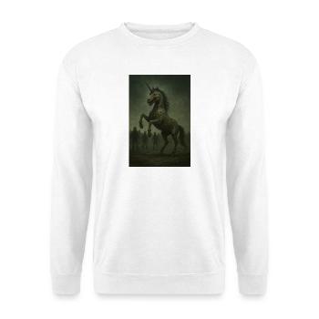 Zombie Einhorn  - Unisex Pullover - Weiß - Vorne