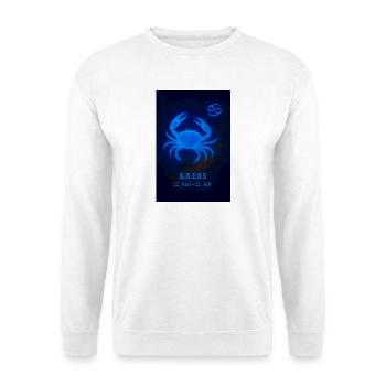 Cancer Zodiac Sign June 22nd – July 22nd - Unisex Sweatshirt - white - Front