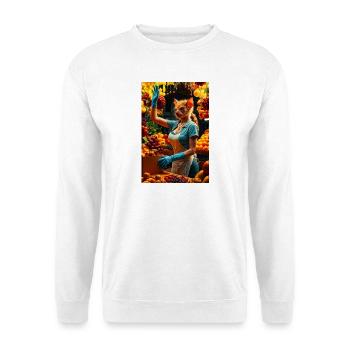 Humanoid Fruit Bat - Unisex Sweatshirt - white - Front