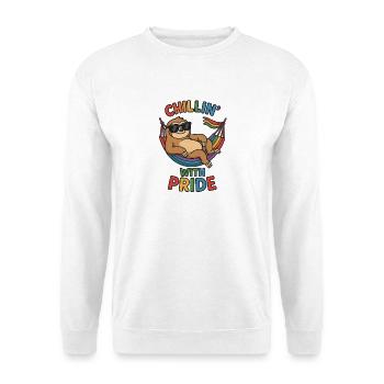 Pride Regenbogen Liebe Gleichheit Vielfalt Queer - Unisex Pullover - Weiß - Vorne