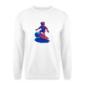 Wave Rider - Unisex Sweatshirt - white - Front