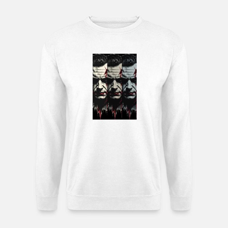 Halloween Horror Dude - Unisex Pullover - Weiß