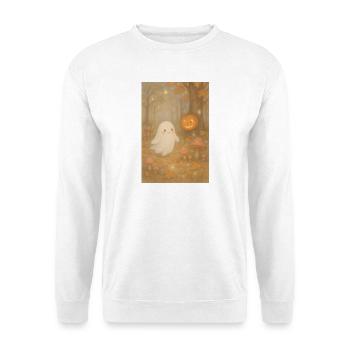 Halloween Autumn Ghost in the Forest - Unisex Sweatshirt - white - Front