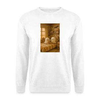 Mignon Halloween Fantômes Mignon - Sweat-shirt Unisexe - blanc - Devant