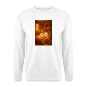 Autumn Ghosts Halloween Cute - Unisex Sweatshirt - white - Front