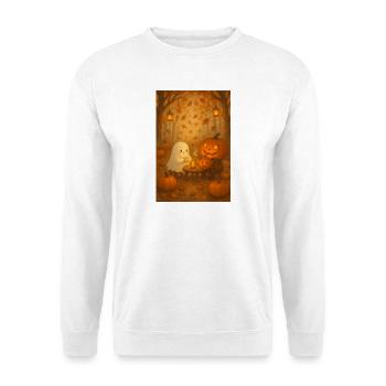 Autumn Ghost for Halloween - Unisex Sweatshirt - white - Front