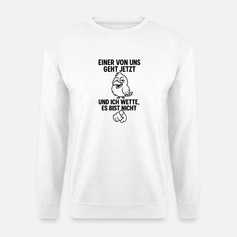 Lustige Vogel-Anspielung  - Unisex Pullover - Weiß
