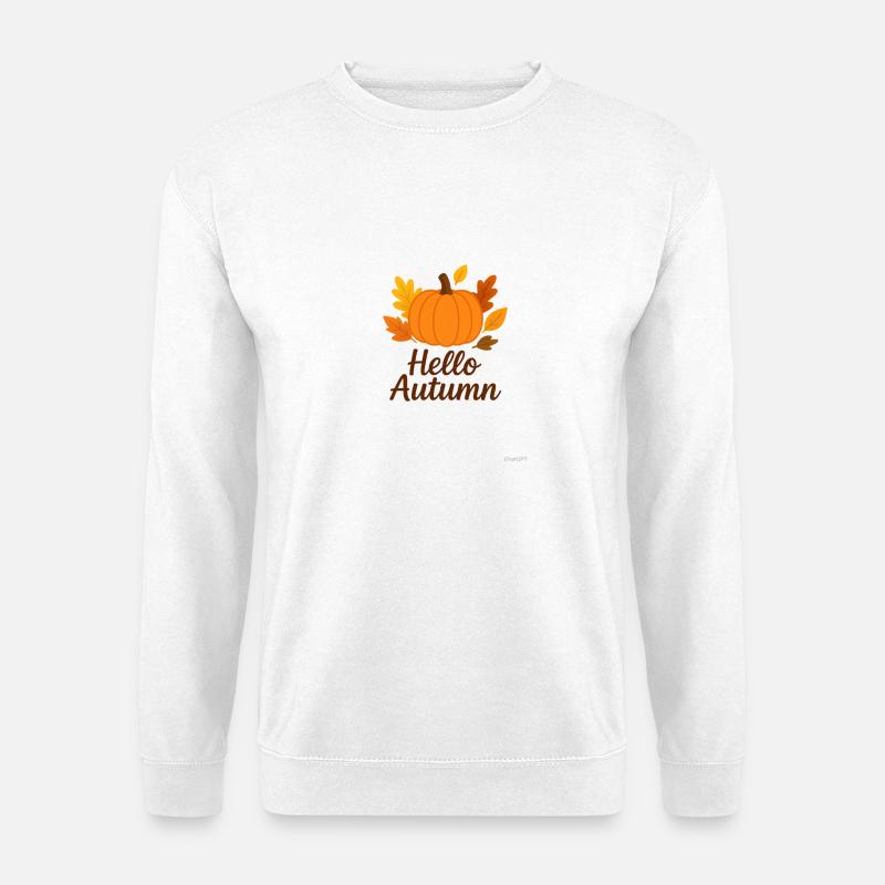 Herbstzeit  - Unisex Pullover - Weiß