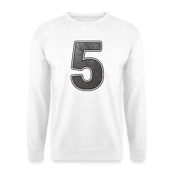 Rusty 5 Design - Unisex Sweatshirt - white - Front