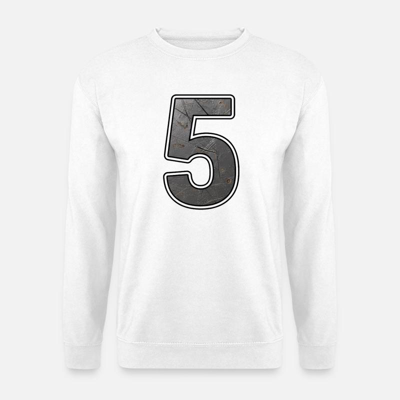 Rusty 5 Design - Unisex Sweatshirt - white