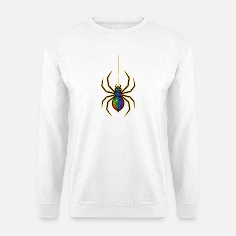 Galaktischer Spinnenanhänger - Unisex Pullover - Weiß