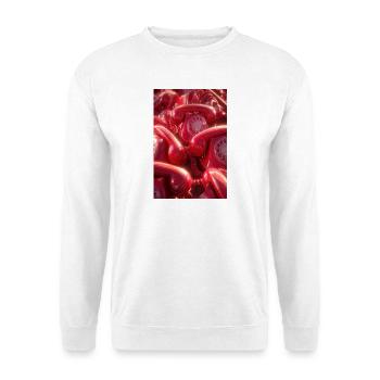 Téléphones à cadran rouges rétro - Sweat-shirt Unisexe - blanc - Devant