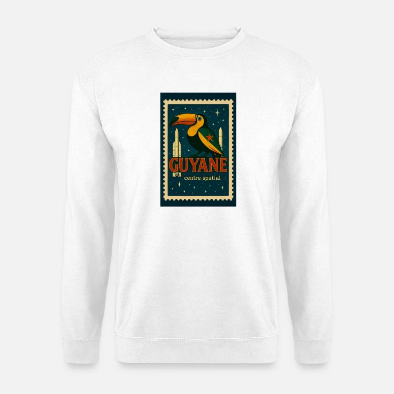 Toucan Spatial Guyana - Unisex Sweatshirt - white