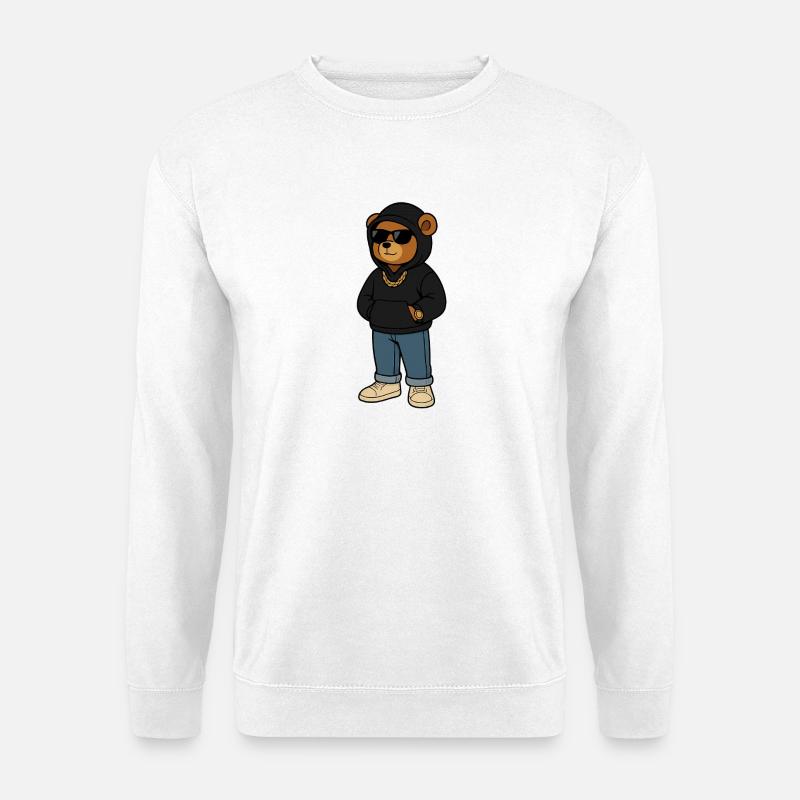 Beary cool - Unisex Pullover - Weiß