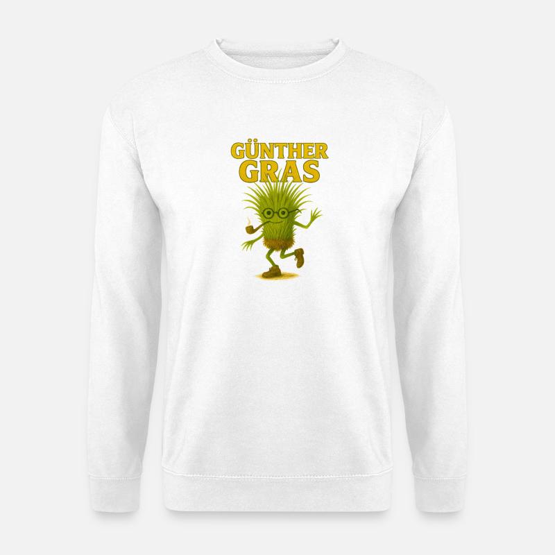 Günther Gras | Grünes Monster - Unisex Pullover - Weiß