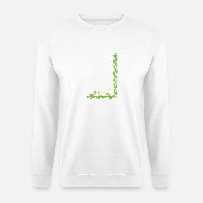 Rahmen weihnachtlich - Unisex Pullover - Weiß
