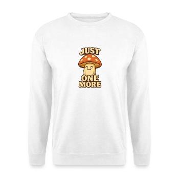 Just One More Pilz - Unisex Pullover - Weiß - Vorne