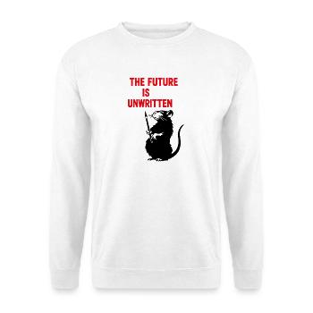 Avenir non décrit | Le rat philosophe - Sweat-shirt Unisexe - blanc - Devant