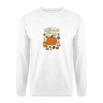 Cute_hello_fall - Unisex Pullover - Weiß - Vorne