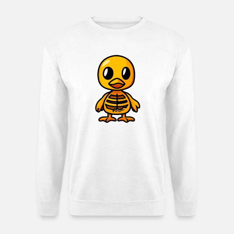 Ente Halloween Zombie - Unisex Pullover - Weiß